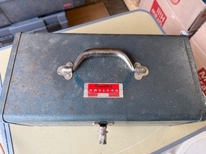 Gambles Artisan toolbox, specifically identified as model 13668 And contents