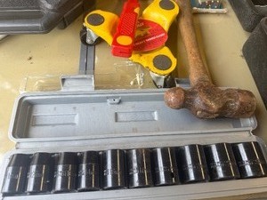 Metric impact socket set , skil add ons and more.