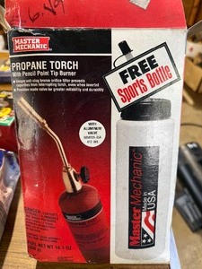New propane torch and variety tools lot.