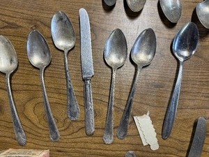 Huge lot of Vintage silverware, silver....