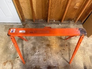 Steel sawhorse
