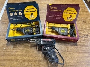 Vintage Burgess Vibro-Tool Master Craft Kits and heat gun