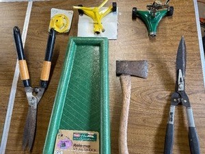 Nelson Vintage sprinklers and Lawncare lot