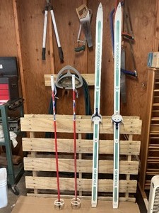 Rossignol Touring Cross Country Skis w Bindings & Poles  Nordic XC Ski Set