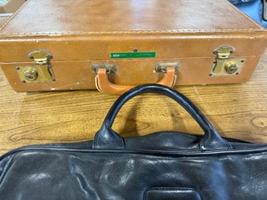 Two leather Briefcases