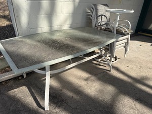 stackable outdoor patio furniture set