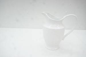 Martha Stewart White Ceramic Pitcher