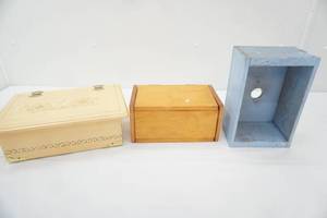 Vintage Wooden Boxes, Vintage Wooden Jewelry Box