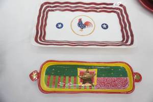 Large Ceramic Serving Platters (rectangular)