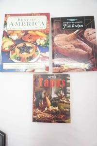 Cookbooks. Tapas, Fish, American Traditional