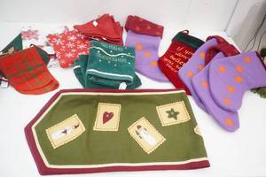 Christmas Stockings and Linens
