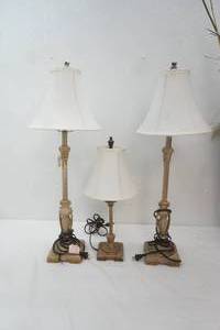 3ct Table Lamp Set