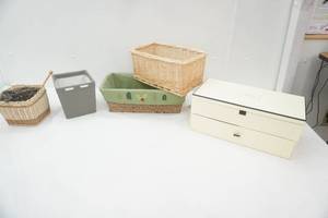 Wicker Baskets, knitting Needle, and more