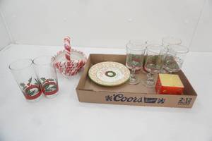 Vintage Holiday Glassware & Ceramics