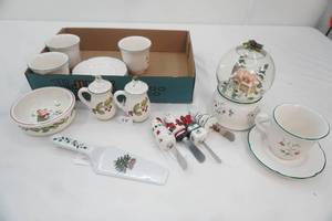 Pfaltzgraff Holiday Pieces and Other Holly Berry Pieces.
