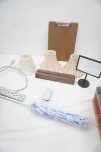 Small Lamp Shades, power strip, dusting tool and more