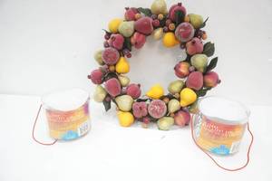 Beaded Garland, Artificial Fruit Wreath