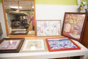 Mirror and Floral Art Prints