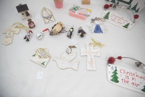 Christmas Basket, Ribbon, Decor, Collectibles, Gifts, Ornaments