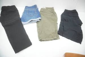 womens shorts size 12, capris size 10p