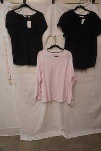 (3ct) NewLike New Womens Blouses. L, 3X, L
