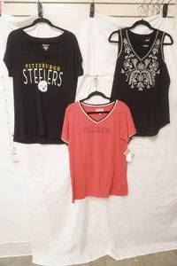(3ct) NewLike New Womens Blouses & Tank Top. Size XL, XL, L
