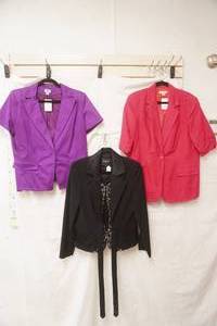 (3ct) NewLike New Womens Blazers. Size 10, XL, 16