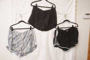 (3ct) NewLike New Womens Athletic Shorts. Size L, XL, 3X