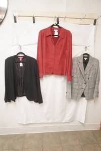 (3ct) NewLike New Womens Dress Jackets & Blouse. Size 10, 10, M