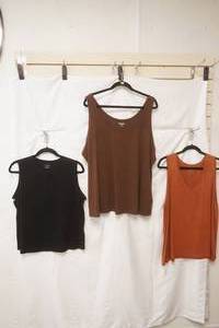 (3ct) NewLike New Womens Tank Tops. 3Xl, XL, XL