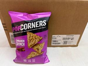 lot 314 image: MM. 18x 3oz PopCorners-Cinnamon Crunch