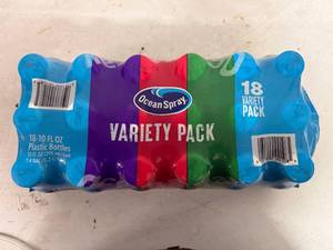 lot 114 image: 18x 10oz Bottles Ocean Spray Variety Pack