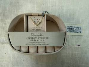lot 2 image: Reusable Jewelry Storage Organizer-With Necklace Only-Other Misc. Jewelry Included