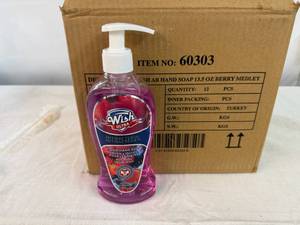 lot 25 image: 12x 13.5oz Wish Ultra Hand Soap-Berry Medley