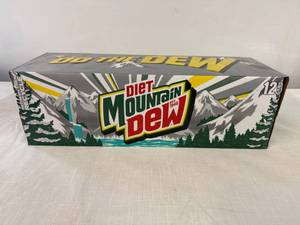 lot 34 image: 2x 12pk Diet Mountain Dew