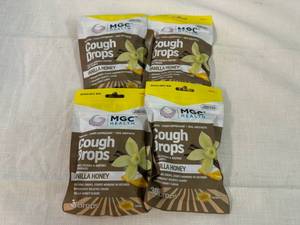 lot 52 image: 4x 30ct MGC Healt Cough Drops-Vanilla Honey