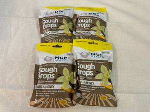 lot 54 image: 4x 30ct MGC Healt Cough Drops-Vanilla Honey