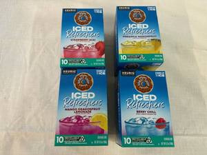 lot 59 image: 4x 10ct Iced Refeshers-4 Flavors