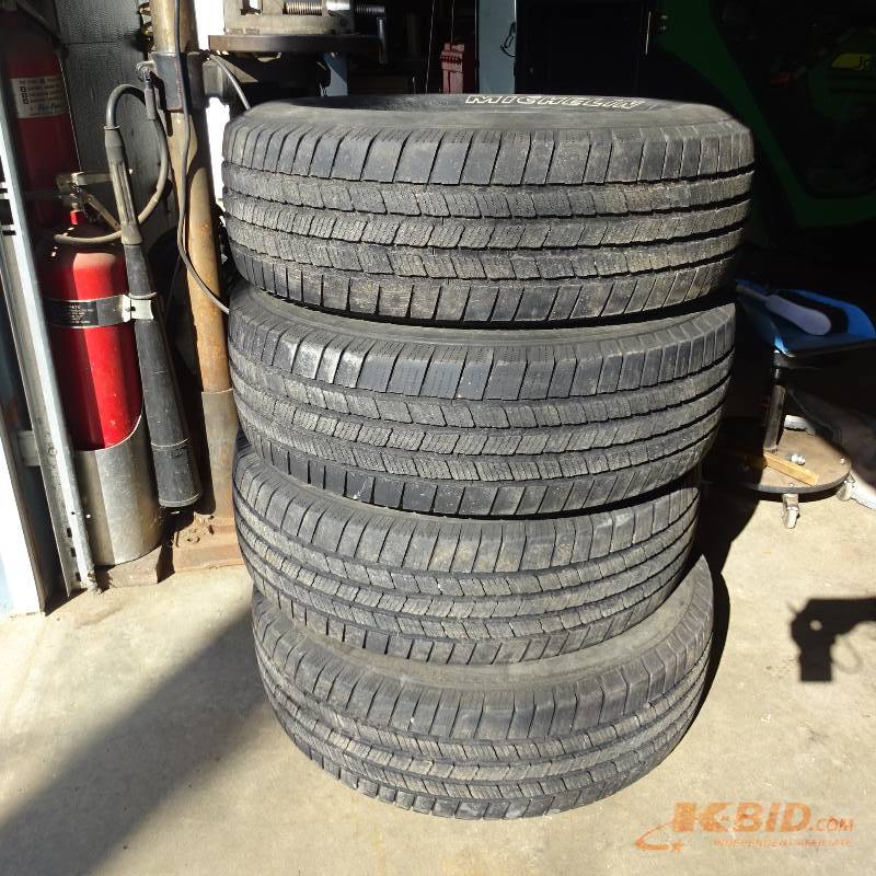 lot 33 image: Michelin LT245 R16 tires. Load range E.