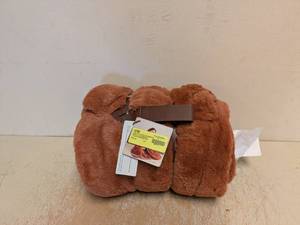 NEW COZY HAVEN BY BROOKFIELD BLANKET OVERSIZED CUDDLE THROW 50 X 72 IN