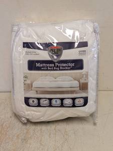 NEW ALL-IN ONE BED BUG BLOCKER MATTRESS ENCASEMENT SIZE QUEEN