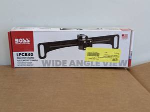 NEW BOSS AUDIO SYSTEMS LPCB40 REAR VIEW LICENSE PLATE MOUNT CAMERA