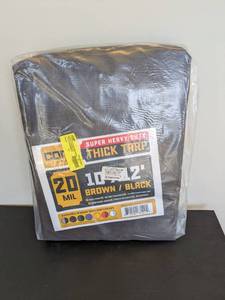 NEW CORE TARPS SUPER HEAVY DUTY THICK TARP 20 MIL 10 X 12