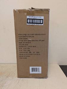 NEW MY TEXAS HOUSE METAL BRASS TABLE LAMP