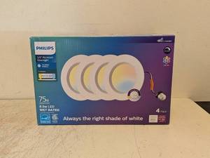 PHILIPS 75W 5-6 RECESSED DOWNLIGHTS 3PK