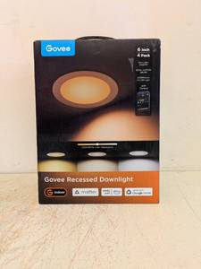 NEW GOVEE 6 RECESSED DOWNLIGHTS 4PK