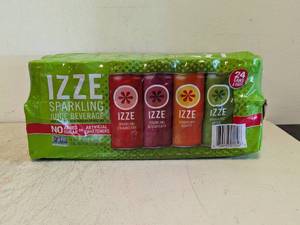 IZZE SPARKLING JUICE BEVERAGE VARIETY PACK 24CT