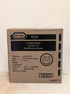 NEW LITTLE TIKES MY FIRST WASHER-DRYER REAL LOOK & SOUNDS