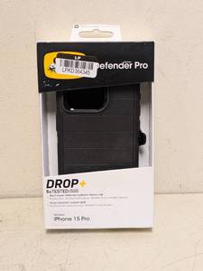 NEW OTTERBOX DEFENDER PRO SERIES PHONE CASE FOR IPHONE 15 PRO BLACK