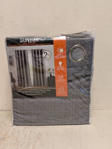 NEW SUN BLK TOTAL BLACKOUT PANELS GRAY